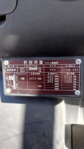 2.5tフォークリフト｜ユニキャリア FD25T5M｜低稼働ディーゼル車両 OF25001