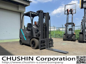1.5t フォークリフト｜三菱 FGE15T5｜2020年式｜フルフリー4.4m・サイドシフト・フォークシフター CF25029