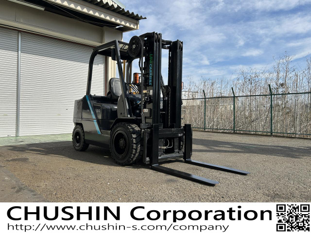 TCM FHD30T5 3tディーゼルフォークリフト FSV三段マスト 正面 外観