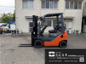 1t フォークリフト｜トヨタ 02-8FG10｜LPG・ガソリン切替 CF26004
