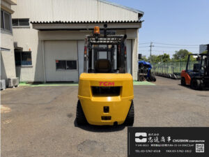 4.5t ディーゼルフォークリフト｜三菱ロジネクスト YDN-F203｜Wタイヤ 揚高4m CF26036