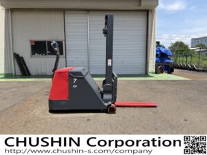0.7t ウォーキーリフト｜ニチユ FBD7-70-250T｜充電器内蔵AC100V チルト パワステ 揚高2.5m HF26016