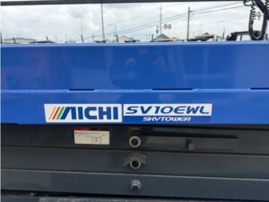 9.68m 高所作業車｜アイチ SV10E1WL｜充電器内蔵AC100V CF26048