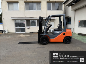 2.5t フォークリフト｜トヨタ 02-8FD25｜ディーゼル 小型特殊仕様 CF26051
